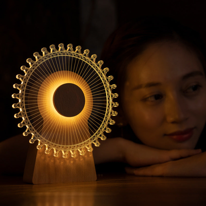 Windmill rotating music box